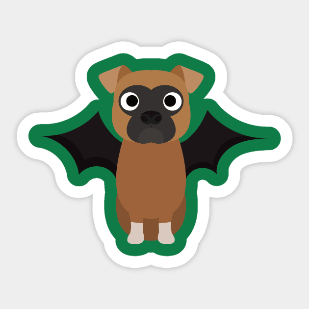 Boxer Halloween Fancy Dress Costume Sticker by DoggyStyles